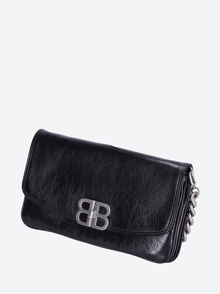Bb soft flap m leather handbag 2