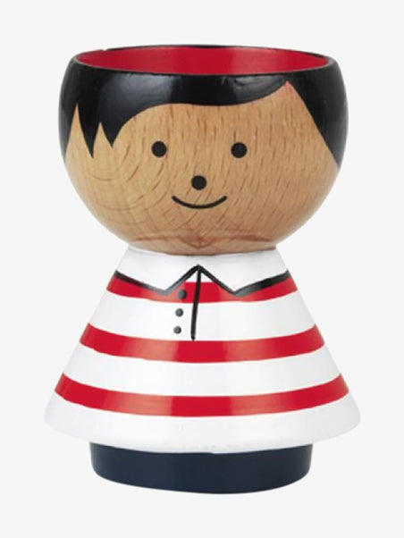 Bordfolk Coquetier Boy Red Stripes
