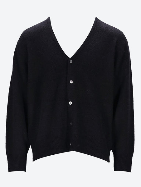 Cardigan brossé
