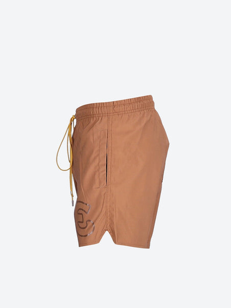 Camel logo swim shorts