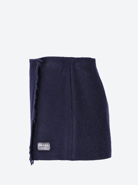 Mini jupe en cachemire