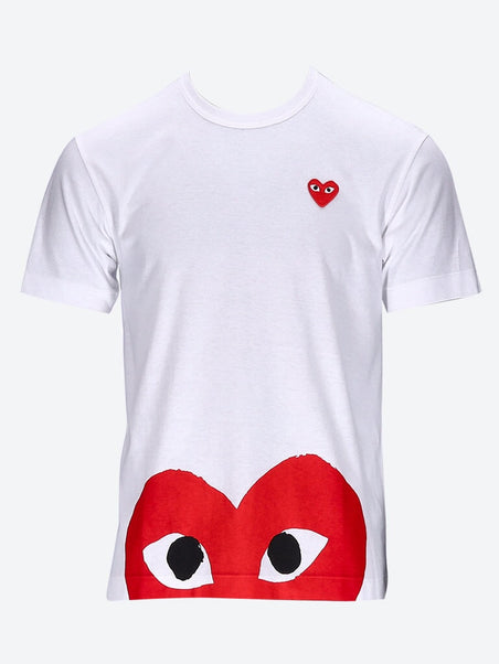 Cdg play red heart t-shirt