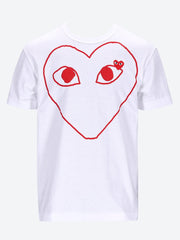 Cdg play red heart t-shirt ref: