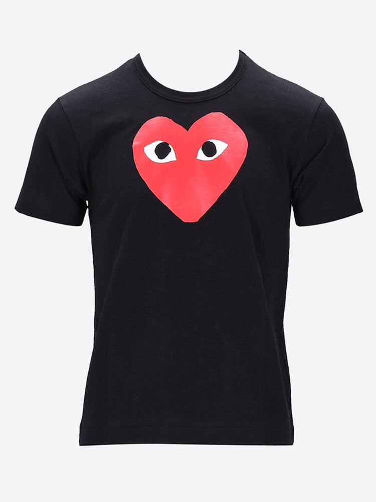 T-shirt CDG Play Red Heart 1