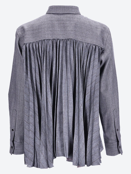 Chemise à rayures à la craie
