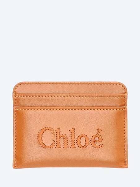 Chloe sense leather cardholder