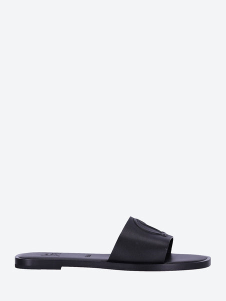 Cl leather mules