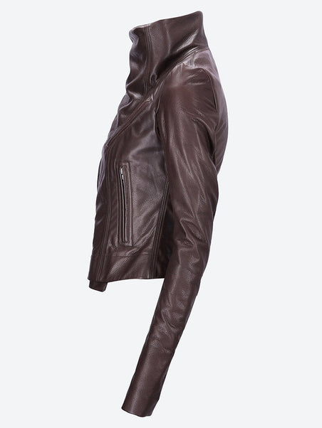 Veste en cuir de motard classique