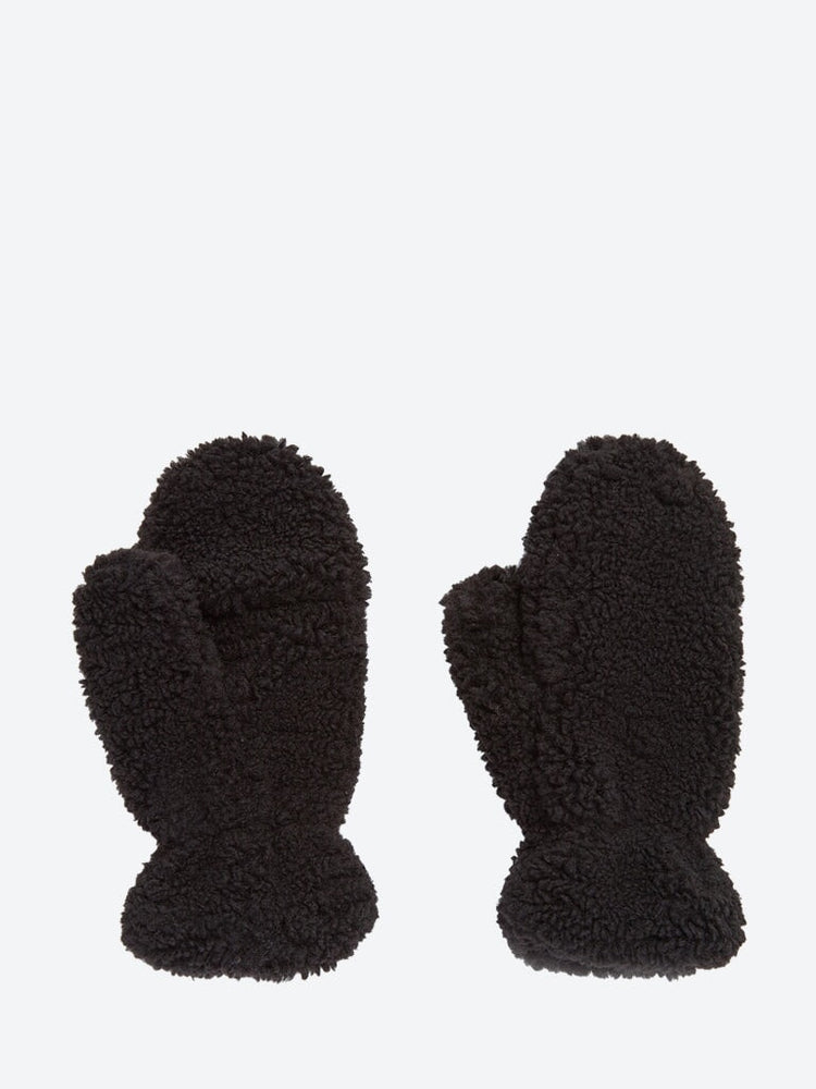 Coco luxe teddie gloves black 1
