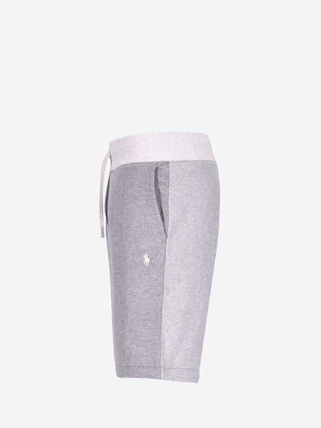 Cotton fleece athletic shorts
