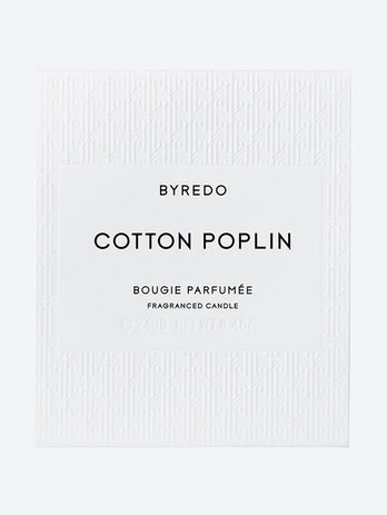 Cotton poplin candle