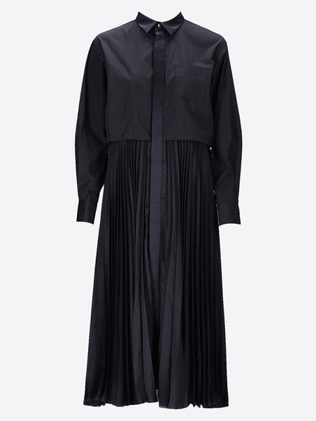Coton Popline x Robe en satin