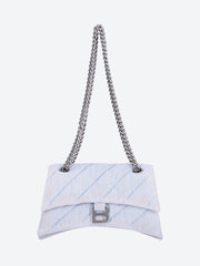 Crush s chain leather shoulder bag ref: