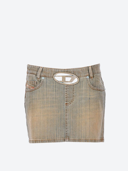 Denim mini skirt