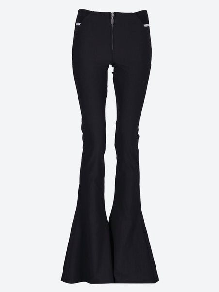 Embroidered flare pants