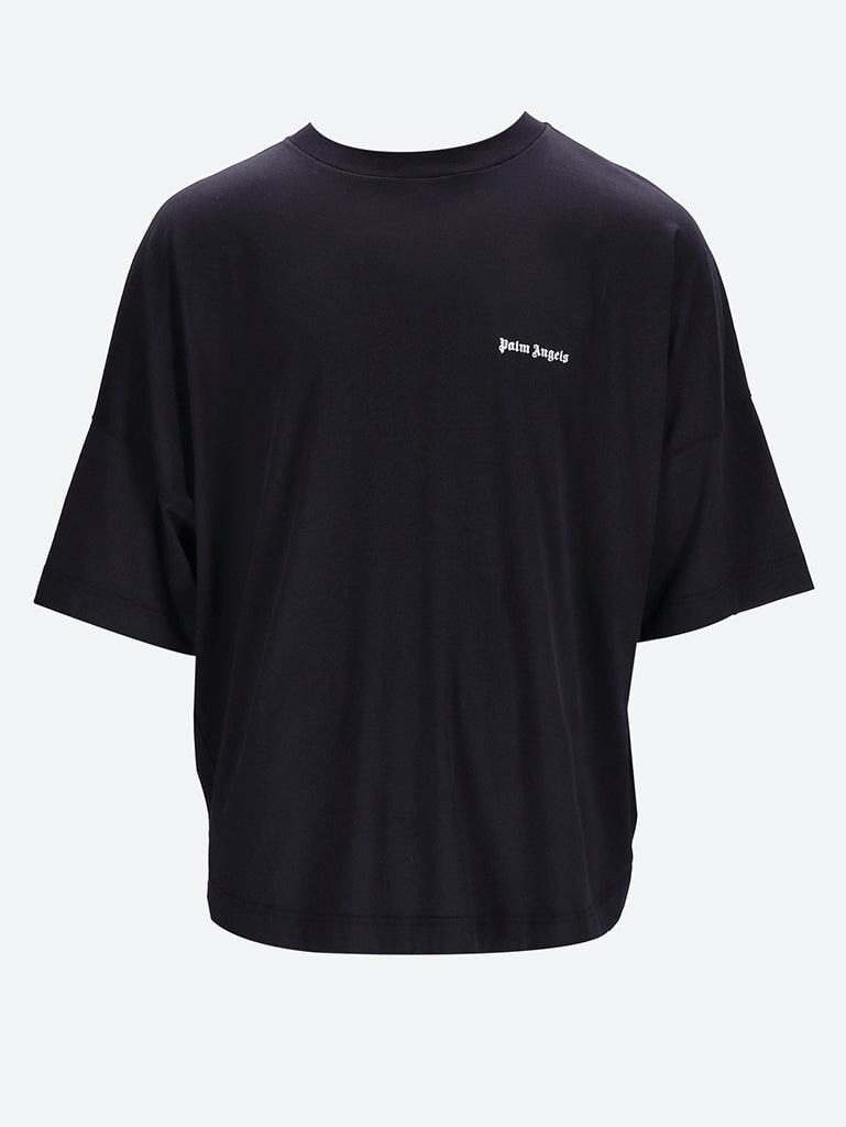 Embroidered logo over t-shirt 1