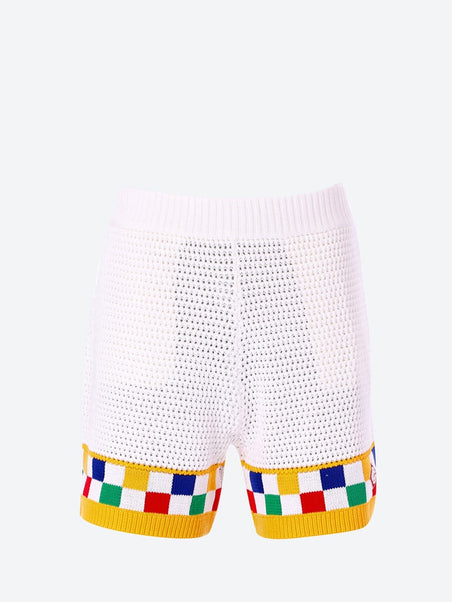 Faux crochet shorts