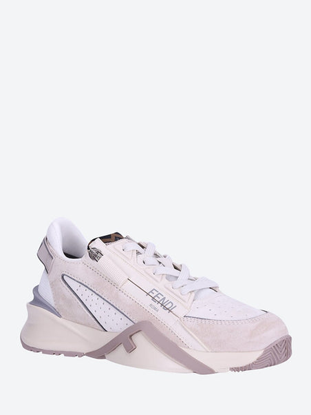 Baskets en cuir en flux