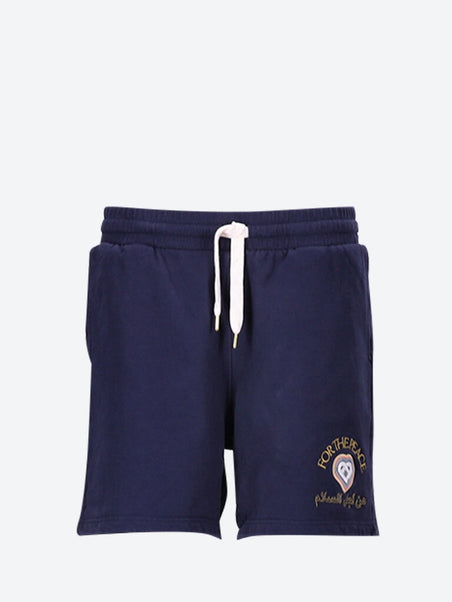 For the peace gold sweatshorts