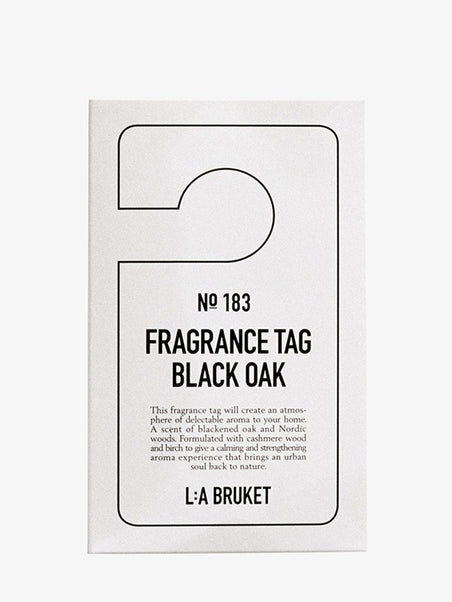 Fragrance tag black oak