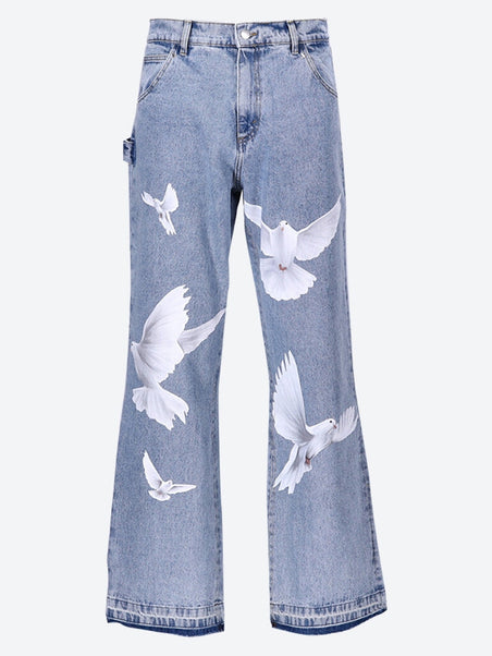 Jeans à colombes de liberté