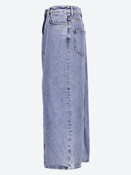 Jupe longue fractionnée avant