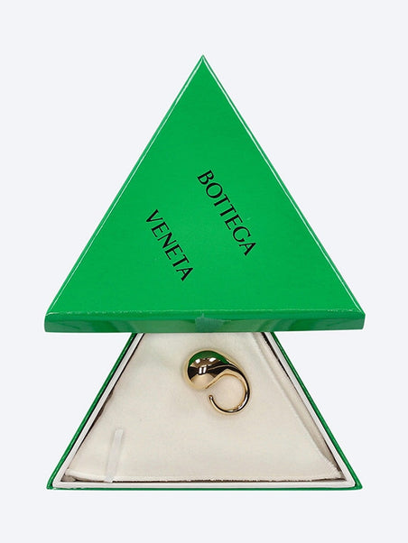Bague en argent doré
