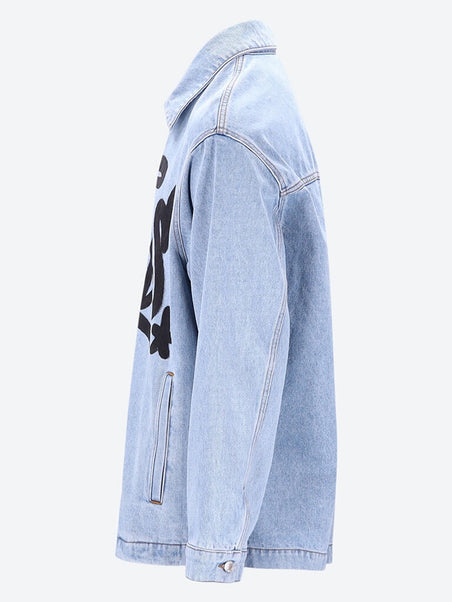 Graffiti logo harrington denim jack
