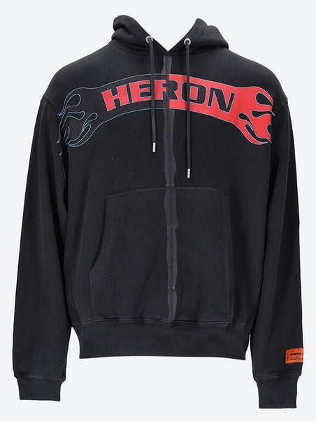 Hp flaming split tape hoodie