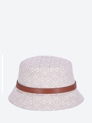 Bucket hat in Anagram jacquard and calfskin ref: