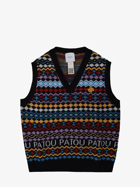 Gilet de patou jacquard