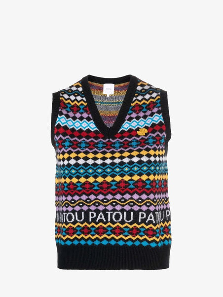 Gilet de patou jacquard