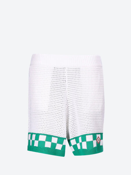 Fausse short à crochet en tricot