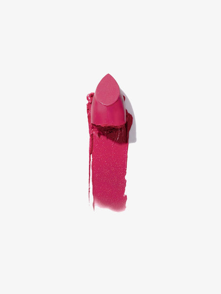 Knockout magenta color block lipstick