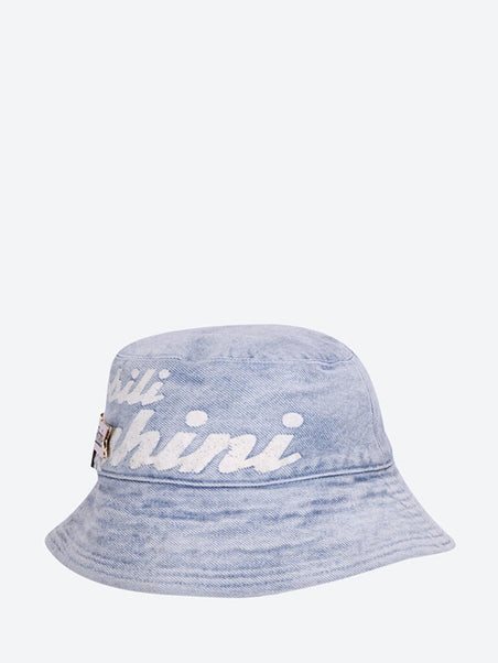 Chapeau de seau en denim Lamborghini