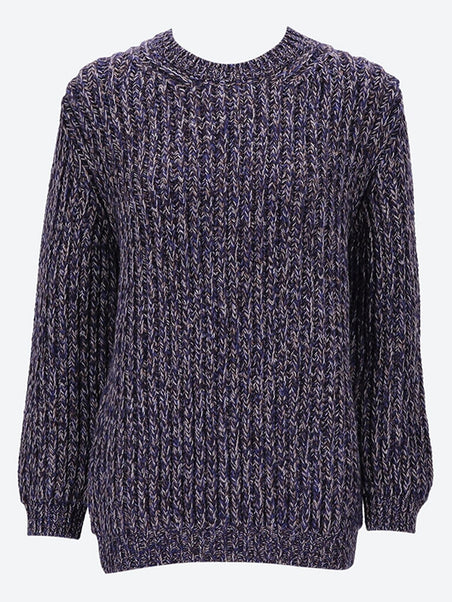 Lambswool crewneck pullover