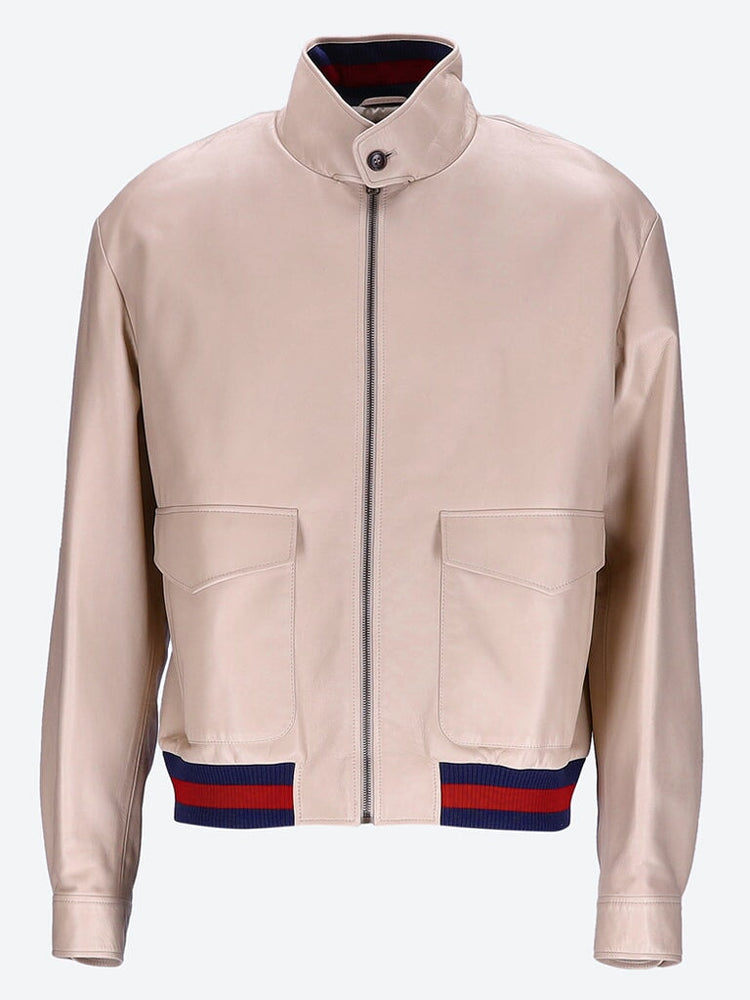 Leatherwear bomber jacket 1
