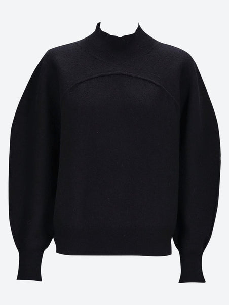 Loose fit turtleneck sweater