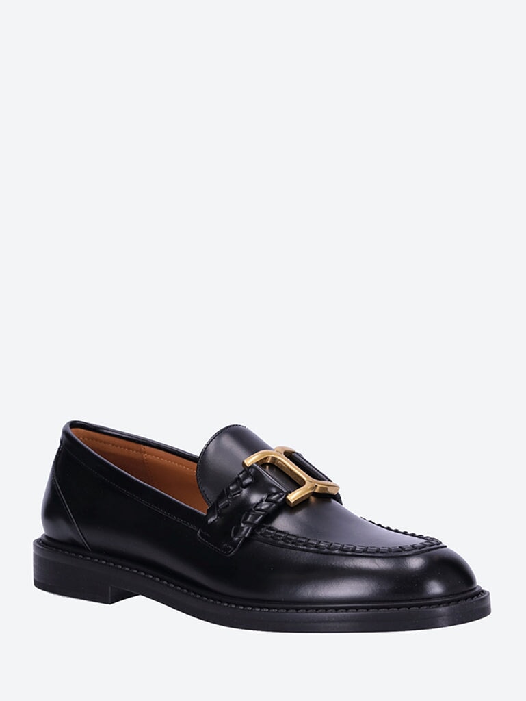 Marcie brushed leather loafers 2