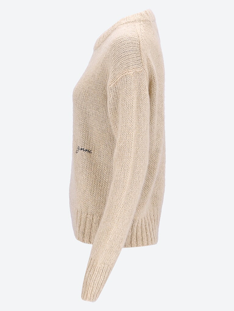 Mohair o-neck sweater 2
