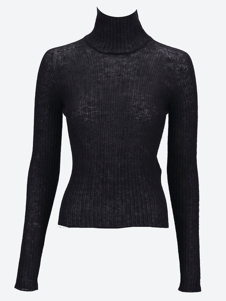 Mohair turtleneck sweater