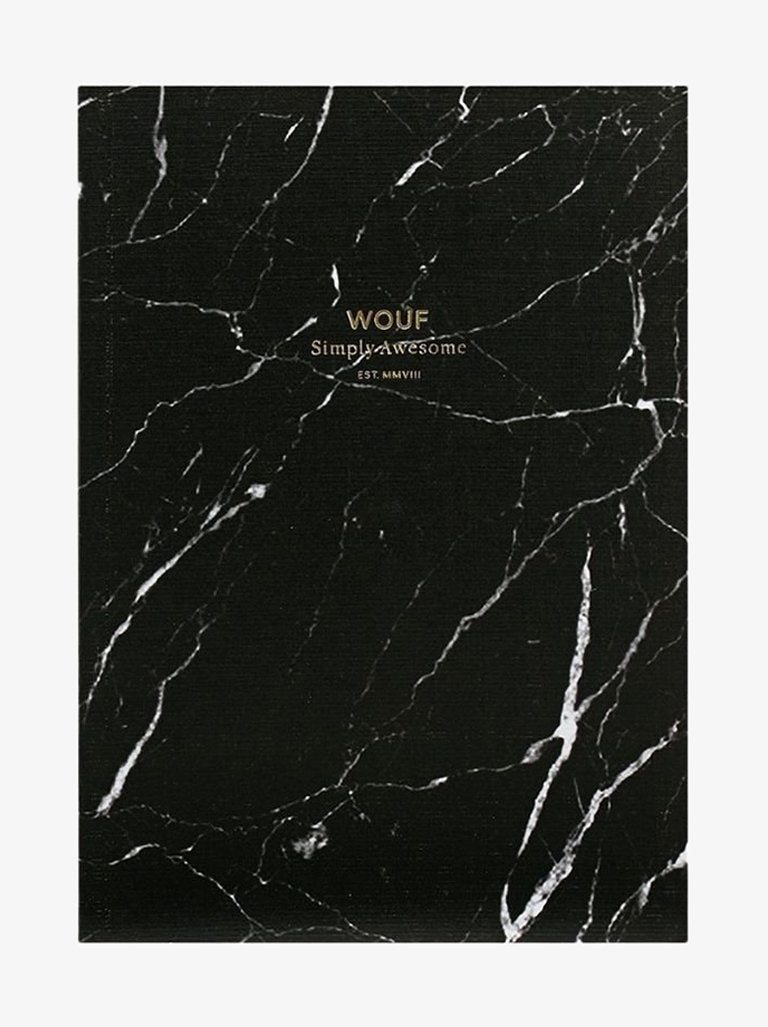 Black marble notebook a5 1