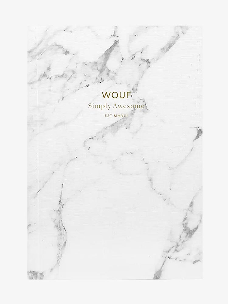 White marble a6 notebook 1