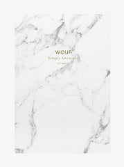 White marble a6 notebook ref: