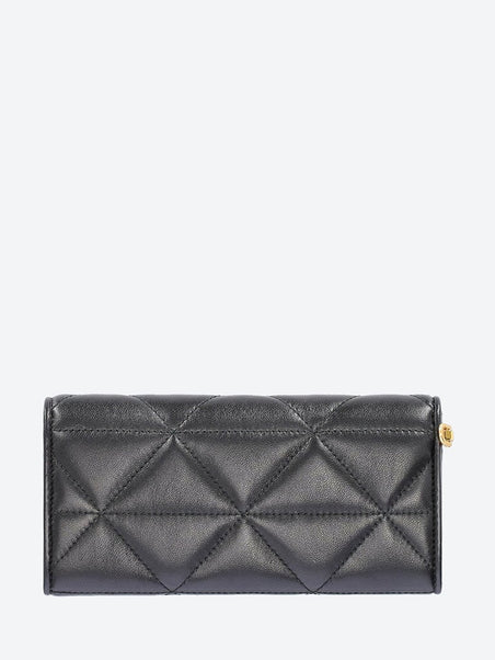 Nappa stitched leather wallet