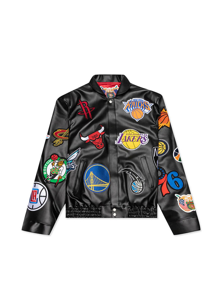 Bomber Jacket Nba All Teams Jacket Leather Jacket Nba Jacket With