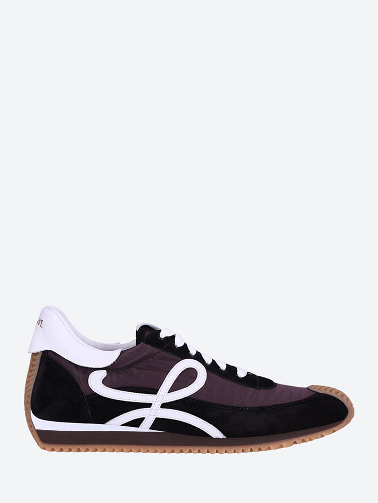Flow Runner in nylon and suede 1