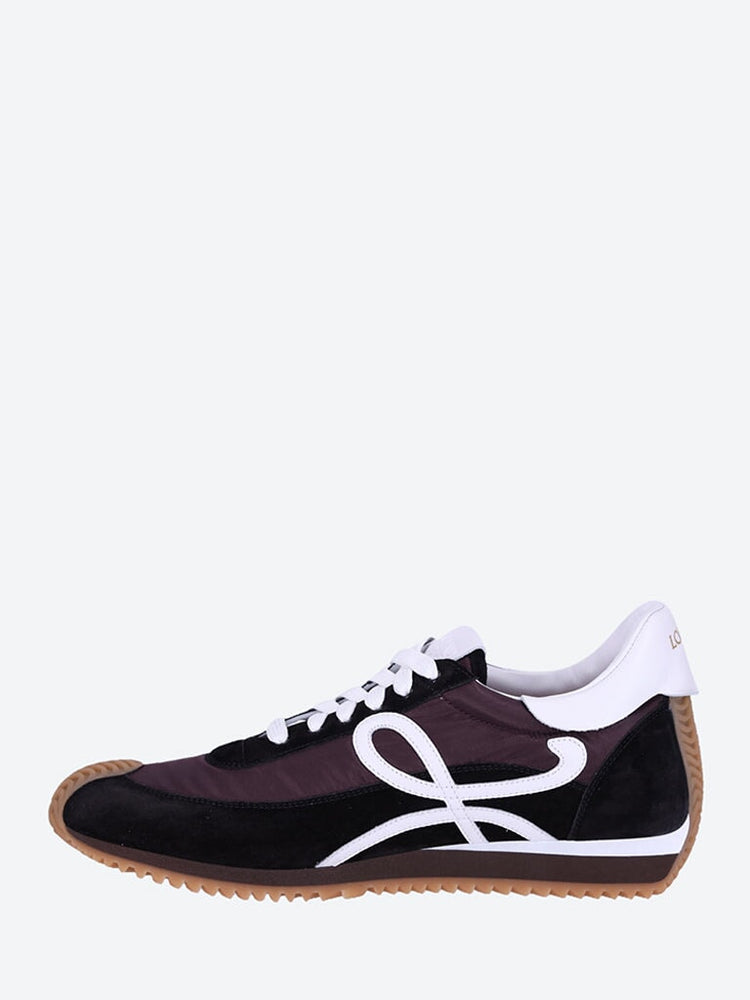 Flow Runner in nylon and suede 4