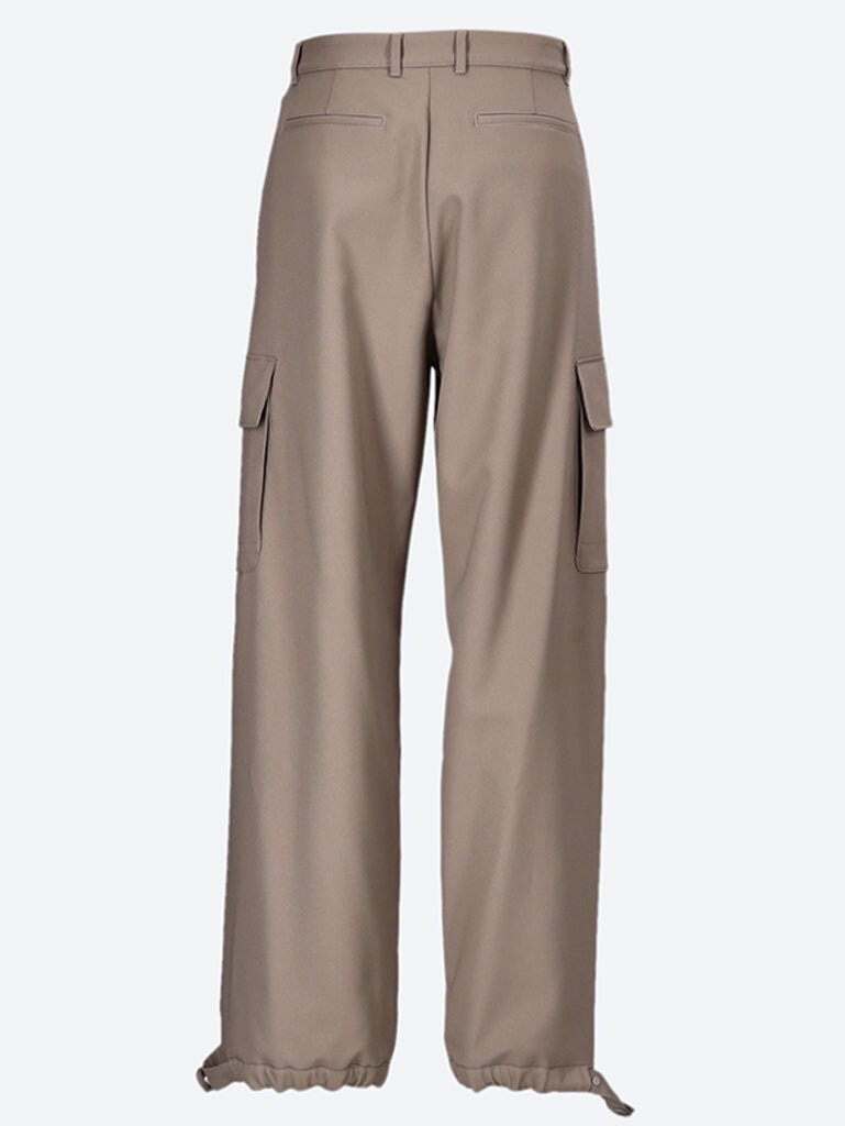 Ow emb drill cargo pants 3