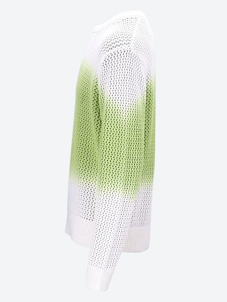 Pull à jauge en vrac teint en porc